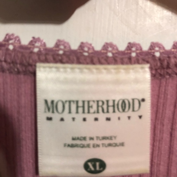MOTHERHOOD MATERNITY TOP XL LAVENDER - Picture 4 of 8